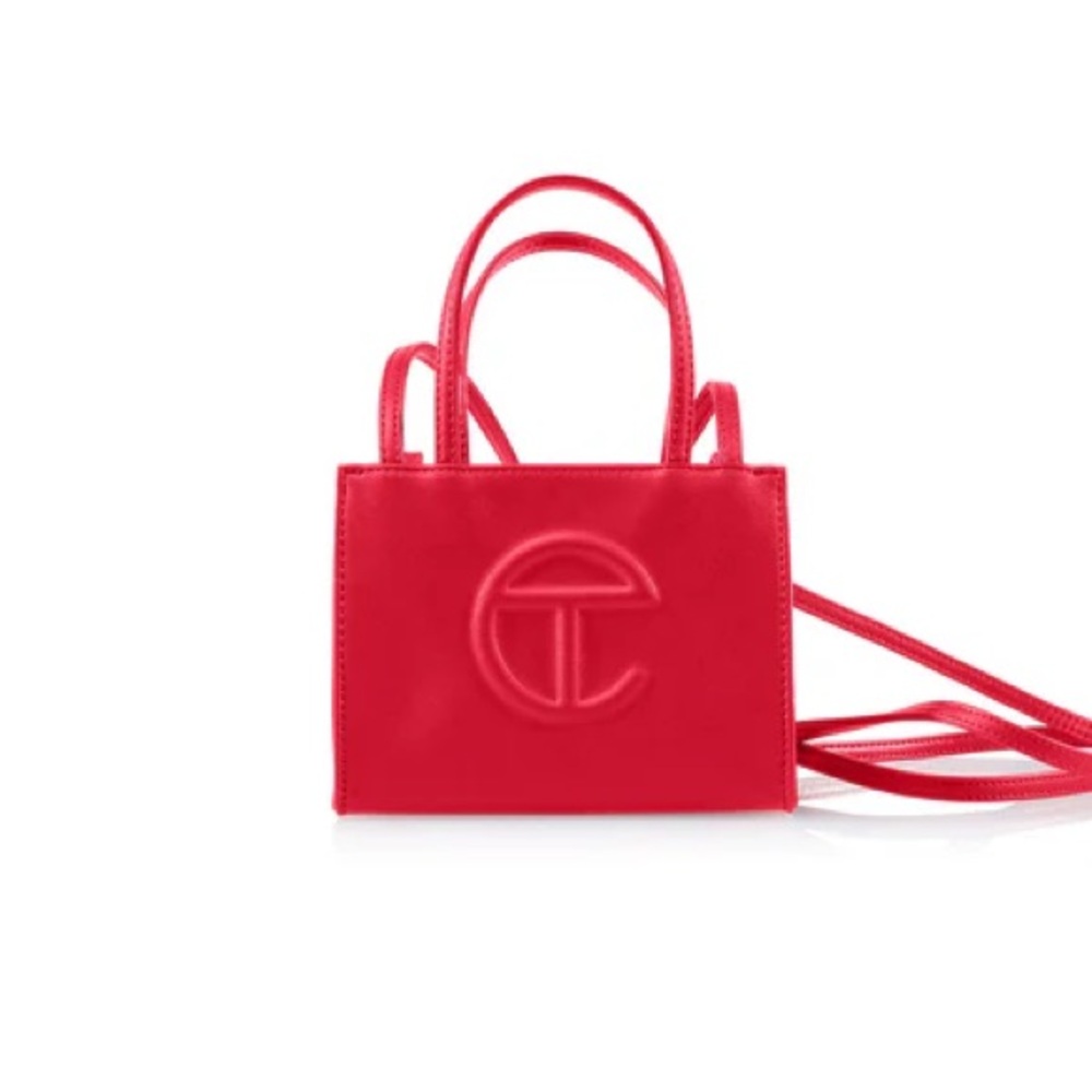 Telfar small red bag